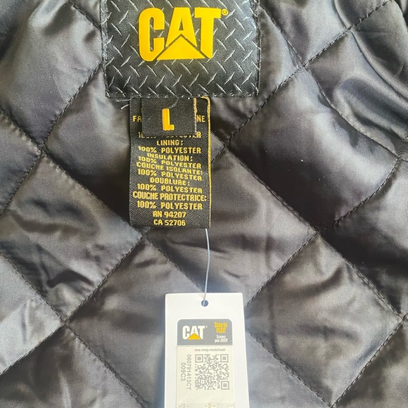 Large men’s CAT jacket grey - Picture 2 of 4